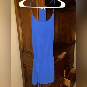 Naked Zebra blue dress, size small.